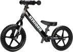 Strider 12” Sport Bike - No Pedal Balance Bicycle for Kids 1 to 4 Years - Includes Safety Pad, Padded Seat, Mini Grips & Flat-Free Tires - Tool-Free Assembly & Adjustments