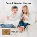 Mini Toddler Pillow with Pillowcase - 9x13 My Little Dreamy Travel Kids Pillow for Sleeping, Toddler Bed, Small, Tiny, Organic Cotton Pillowcase, Soft & Breathable, Kids 2-4 Years Old (Acorn)