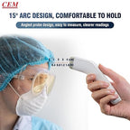 CEM DT-8807S FDA CE Digital Thermometer for Adults and Kids, No Touch Forehead Thermometer for Baby, 2 in 1 Body Surface Mode Infrared Temperature Gun with Fever Alarm and Instant Accuracy Readings