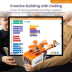 Creator Kit for VinciBot Robotic with 434+ Building Blocks & 20 Building Cases for Kids School STEM Education Class, DIY Science Experiment Kit for Kids Ages 8-12
