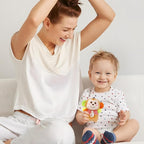 BLOOBLOOMAX Sock rattles for Babies 0-24 Months Baby Animal Foot Finder Educational Toys