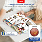 Interactive Sound Book for Kids Children,English Words Talking Book Activity for Toddler Age 3-5,Educational Learning Travel Toys for Boys Girls Birthday Gift 3 4 5 6 Year Old,Sensory Autism Toy