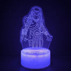 3D Alien Night Light, Horror Monster Illusion Table Lamp with 16 Colors Remote Control Touch Lamp LED USB Night Light Desk Lamps Room Decorations Home D¨¦cor