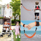Accmor Toddler Leash Harness, Child Harness Baby Leash + Anti-Lost Wrist Link, Cute Kids Harness with Walking Assistant Strap Belt Tether for 1-5 Years Boys and Girls to Zoo or Mall