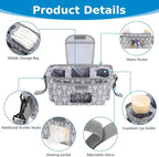 Accmor Universal Stroller Organizer with Insulated Cup Holder and Shoulder Strap, Stroller Bag Caddy Organizer Stroller Accessories for Uppababy, Baby Jogger, Nuna, Doona, Britax Strollers