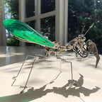 Adult 3D Metal Puzzle, Punk Mantis Metal Model Set，3D Puzzle Mechanical Insect Building Blocks, Fun DIY Assembly, high-end Men's Gifts.
