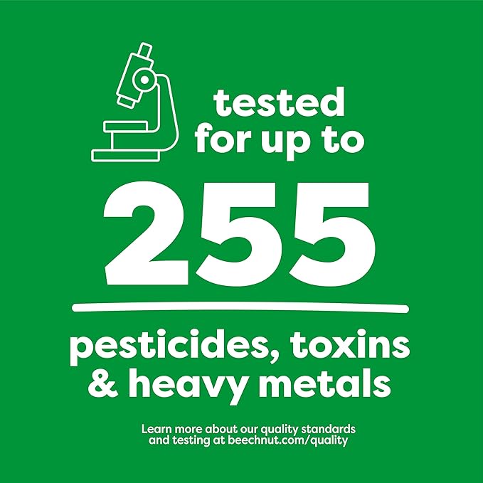 Beech-Nut Baby & Toddler Food Pouches with Protein and Fiber, Apple Yogurt Raspberry Purple Carrot & Oat Puree, 3.5 oz (12 Pack)