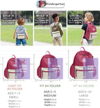 Toddler Backpack for Boys 2-5: Preschool Kindergarten 13" Daycare Backpacks Fit A4 Folder