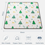 Baby Play Mat 50" X 50" Playpen Mat Thicken One-Piece Baby Crawling Mat Non-Slip Cushioned Baby Floor Play Mat Activity Playmats for Babies and Toddlers Infants Play & Tummy Time (50x50, Tree)