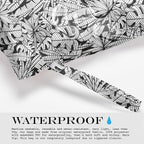 Wet Bag, Wet Dry Bag, Wet Bag for Swimsuit, Travel, Beach, Pool, Diapers, Dirty Yoga Gym Clothes, Makeup Bag, Waterproof Tropical Palm Leaves Decor Jungle Palm Leaf Favors