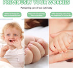 Baby Nail Trimmer Electric, 6 in 1 Baby Nail File Clippers Infant Grooming Kit Manicure Set for Toddler or Adults, Green