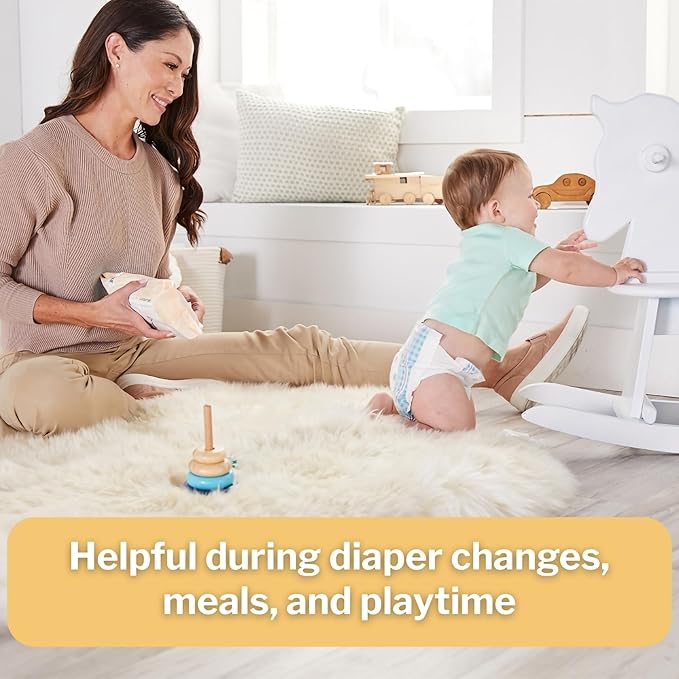 McKesson Baby Wipes, Baby Powder Scent (12 Packs, 864 Wipes) - Aloe & Vitamin E, 99% Water, Flip-Top Lid, Wipes for Sensitive Skin & Diaper Rash, 6.8 in x 7 in, 72 per pack