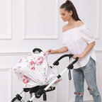 Baby Car Seat Covers - Stroller Canopy Breastfeeding Covers, Multi-use Carseat Canopy, for Boys and Girls Shower Gift (Print Flower)