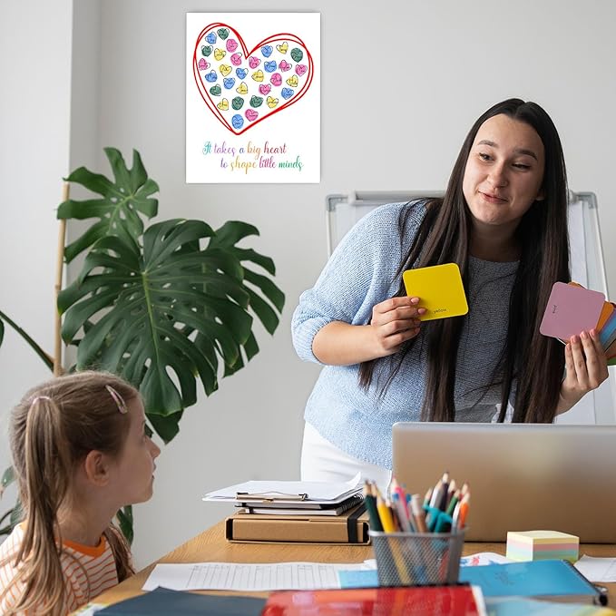 SHLINCO Teacher'S Day Gift For Female Teachers, Graduation Souvenirs, Student Fingerprint Creative Ornaments, Suitable For Desktop Decoration