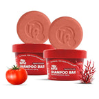 Hyaluronic Acid Shampoo Bar With Tomato & Red Algae Extract – For stronger, restored, and age-defying hair – For Women & Men – Natural & Free of Parabens & Sulfates – Made in USA – 4.5oz (Pack of 2)