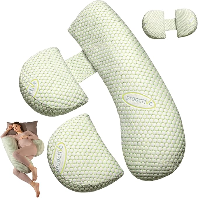 Pregnancy Pillows for Sleeping, Pregnancy Must Haves Body Pillow, Maternity Body Pillow for Adults, Support for Back, Legs, Belly, HIPS