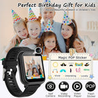 Smart Watch for Kids with 24 Games, HD Touch Screen, Video Camera, Music Player, Pedometer, Flashlight, Alarm Clock - 12/24 hr Kids Watches for Boys & Girls Aged 5-12