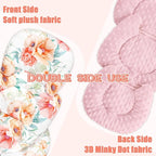 GFU Infant Stroller mat, Fits for Stroller, Swing, Flowers