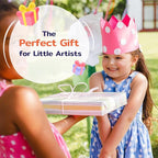 Marbling Paint Art Kit for Kids, Arts and Crafts Set for Girls & Boys Ages 8-12, Craft Kits with 16ml-12pcs & 25 Papers, Art Supplies, Birthday Gifts & Creative Toys for Kids Age 8 9 10 Year