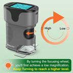 1000X Handheld Microscope for Kids 4K 2.0" Screen Rechargeable Mini Pocket Digital Microscopes w/Slides Kit Portable Edu Gift Age 4-6 8-12 Children Students (Grey)