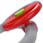 Accmor Stroller Steering Wheel Toy, Pretend Driving Simulated Steering Wheel for Baby Stroller Shopping Carts, Universal Detachable Funny Stroller Shopping Carts Toy Attachment Accessories