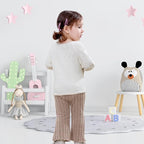 Neutocd Baby Girl Flare Pants Toddler Bell Bottoms Leggings Infant Stretchy Soft Trousers Solid Elastic Waist Pants