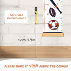 Personalized Name Growth Chart for Kids, Ball Measuring Height Chart, Meaningful Memories Through Kid Size Chart Measurement, Growth Chart Ruler for Wall, Toddler Room Decor