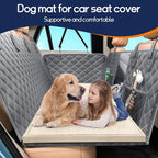 Baby Play Mat for Floor Tummy Time Nursery Rug Muscle Mat Area Playroom Rug Tatami 50 * 50" Memory Foam 1.3" Thick Crawling Mat For Babies,Toddlers, Infants, Kids(Beige)