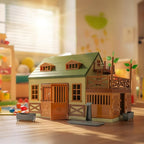 Terra by Battat – 15 Pieces Animal Hospital Playset – Wooden Vet Clinic with Openable Rooftop for Farm & Safari Animals – Pretend Play Toy for Toddlers & 3+ Years