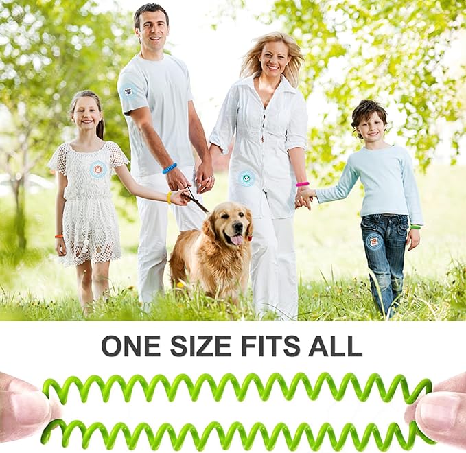 Mosquito Repellent Stickers 240 Pcs Natural Mosquito Patches for Kids and Adults with 5 Pack Individually Wrapped Mosquito Repellent Bracelets for Outdoor Camping Traveling Fishing