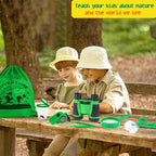 GINMIC Kids Explorer Kit & Bug Catching Kit, 16 Pcs Outdoor Exploration Safari Kit for Kids Camping with Binoculars, Adventure, Hunting, Hiking, Educational Toy Gift for 3-12 Years Old Boys Girls