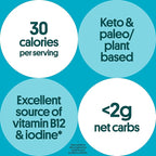 Gimme Seaweed Organic Premium Roasted Seaweed Snacks, Sea Salt, 40 Count, Keto, Vegan, Gluten-Free, Great Source of Omega3s and Iodine, Healthy On-The-Go Snack for Kids and Adults