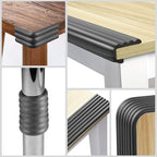 Baby Proofing Edge Corner Protector, 16.4 ft Edge Guards Padding with 3M Adhesive, Extra-Wide Soft NBR Rubber Foam Padding, Furniture,Sharp Edge Safety Corner Edge Bumper Guard-Black