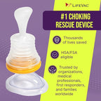 LifeVac Home Kit 2 Pack - Portable Suction Rescue Device, First Aid Kit for Kids and Adults, Portable Airway Suction Device for Children and Adults