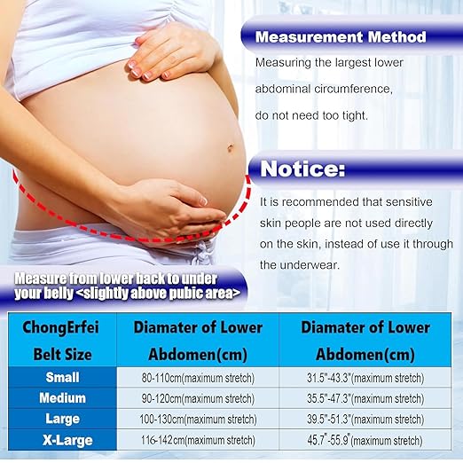ChongErfei Maternity Belt, Pregnancy 3 in 1 Support Belt for Back/Pelvic/Hip Pain, Maternity Band Belly Support for Pregnancy Belly Support Band (S: Fit Ab 31.5"-43.3", Beige)