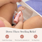 Postpartum Essentials Kit, Labor Delivery Mom Recovery Essentials w/Peri Bottle, Herbal Cooling Spray, Absorbent Disposable Underwear, Instant Cold&Absorbent Pad, Herbal Cooling Liners,Nipple Cream