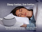 SNOOZ Smart White Noise Sound Machine - Real Fan Inside for Non-Looping White Noise, Sleep Aid for Adults, Travel, Sleeping, Bedroom, Portable, Baby Registry Essential - Cloud