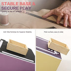 Climbing Foam Blocks for Toddlers: PU Leather Foam Blocks for Kids Active Play - Toddler Climbing Toys Indoor - Durable Playground Gym Preschool Toddler Toys for Boys and Girls (Purple/Pink)