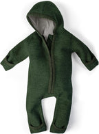 Ehrenkind® WOOLEN JUMPSUIT for Infants and Kids, Warm infant One-Piece made of natural virgin wool with zipper