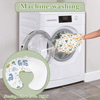 Nursing Pillow Covers 2 Pack – Soft Breathable Cotton, Fits Standard Breastfeeding Pillows, Washable & Hypoallergenic for Newborn Baby Girls & Boys,Cover Only