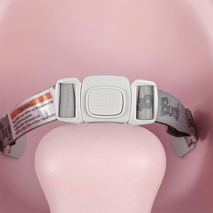 Bumbo Infant Floor Seat Baby Sit Up Chair and Sitting Support for 3 to 12 Months Old with 3 Point Adjustable Safety Strap, 2 Pack, Cradle Pink