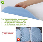 Bamuho Bed Pads for Incontinence Washable with 4 Layers of Protection, Waterproof Bed Pads Large 34" x 52" Great for Adult, Children and Pets