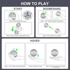 Tikduck Flying Orb Ball 2025 Toys Soaring Hover Boomerang Spinner Hand Controlled Mini Drone Cosmic Globe Spinning Kids Outdoor Fly Toy Birthday Gift Cool Stuff for Boys Girls 6 7 8 9 10+ Year Old