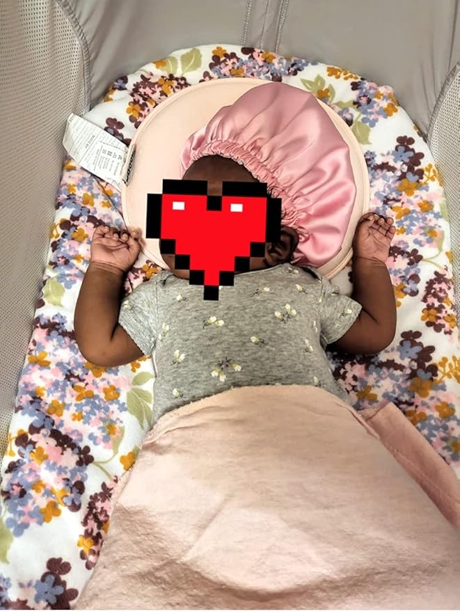 AKISS Baby Infant Newborn Toddler Satin Silk Hair Bonnet Cap for Sleeping 0-3 0-6 3-6 6-12 Months 1-2 1-3 Years