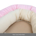 COOLBEBE Upgraded 3-in-1 Babybody Support for Newborn Infant Toddler - Extra Soft Car Seat Insert Cushion Pad, Perfect for Carseats, Strollers, Swings, Pink