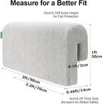 Bed Rail Bumpers Protector, Hospital Bed Rails Padding, Loft Beds and Bunk Beds Bumpers Protector, Premium Soft Memory Foam - Anti-Bump | Fall Prevention, Size 35.4 x 5.5 x 11.8 Inches, Gray