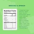 Serenity Kids 6+ Months Grain-Free Allergen-Safe Toddler & Baby Puffs - No Grains, Gluten, Nuts, Rice - Organic Veggies, Legumes, Olive Oil Baby Snacks - 1.5 Ounce, Pack of 6, Broccoli & Spinach