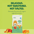 Little Bellies Organic Veggie Tubes Toddler Snack (Pack of 4 x 1.25 oz Individual Packs)