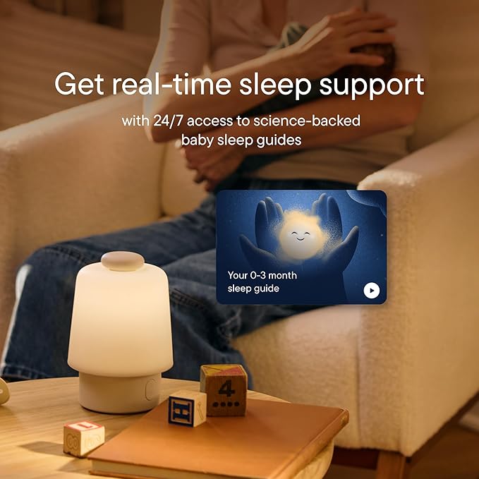 Hatch Rest Baby Sound Machine, Night Light | Hatch Baby Model | Sleep Support | Registry Essential, Routine Builder, Time-to-Rise Alarm Clock, White Noise, Nursery Stories, Toddler Kids (Wi-Fi), Putty