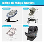 KAKIBLIN Baby Neck Pillow, Baby Travel Pillow, Baby Support Pillow,Upgraded Baby Neck Pillows for Car Seat Toddler Head and Neck Support Pillow for Car Seat, Pushchair(Unicorn)